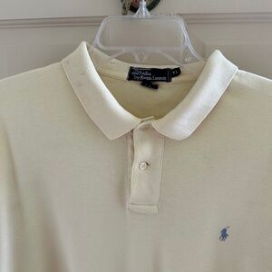 RALPH LAUREN XL YELLOW POLO-EUC